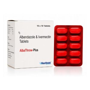 Albendazole & Ivermectin (AlbaThrow Plus-12) Tablet