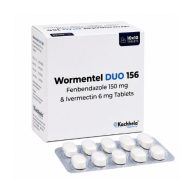 Buy Wormentel DUO 156 | Fenbendazole 150mg & Ivermectin 6mg |