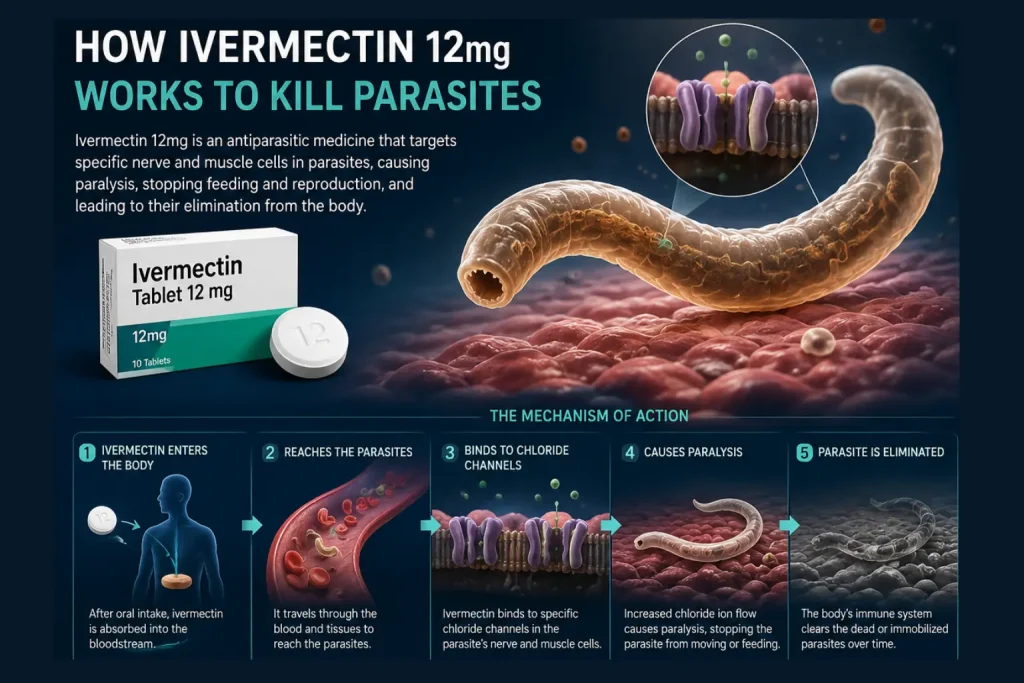How Ivermectin 12mg Works to Kill Parasites